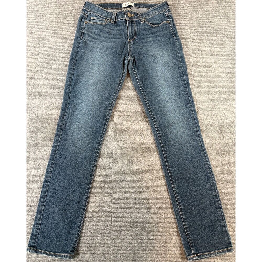 PAIGE Skyline Ankle Peg Skinny Stretch Jeans Women's Size 29 Medium Wash